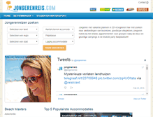 Tablet Screenshot of jongerenreis.com